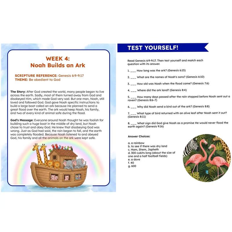 Bible Study Workbook for Kids