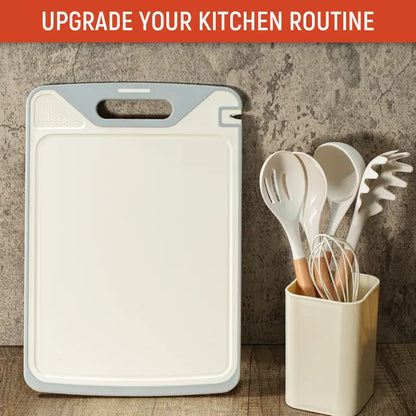 Stainless Steel & Non-Toxic PP Cutting Board