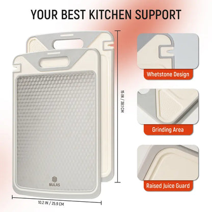Stainless Steel & Non-Toxic PP Cutting Board