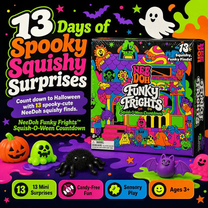 NeeDoh Funky Frights Squish-O-Ween Countdown