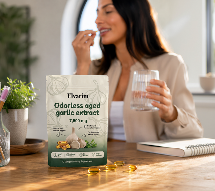 Aged Garlic Extract - 7500mg Odorless Softgels