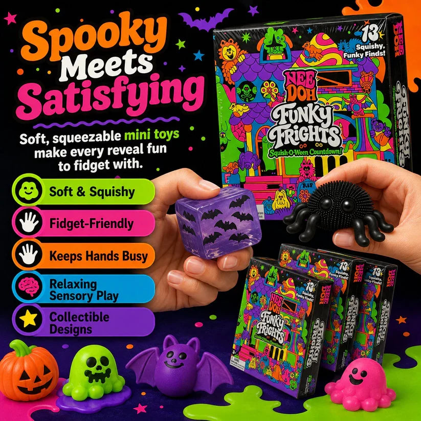 NeeDoh Funky Frights Squish-O-Ween Countdown