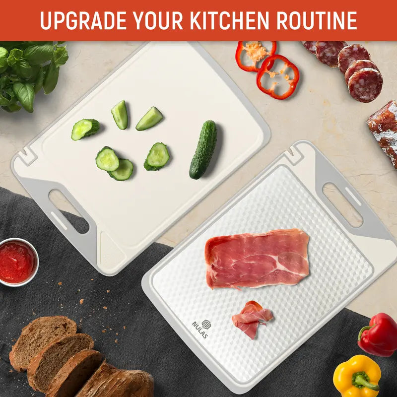 Stainless Steel & Non-Toxic PP Cutting Board