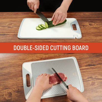 Stainless Steel & Non-Toxic PP Cutting Board