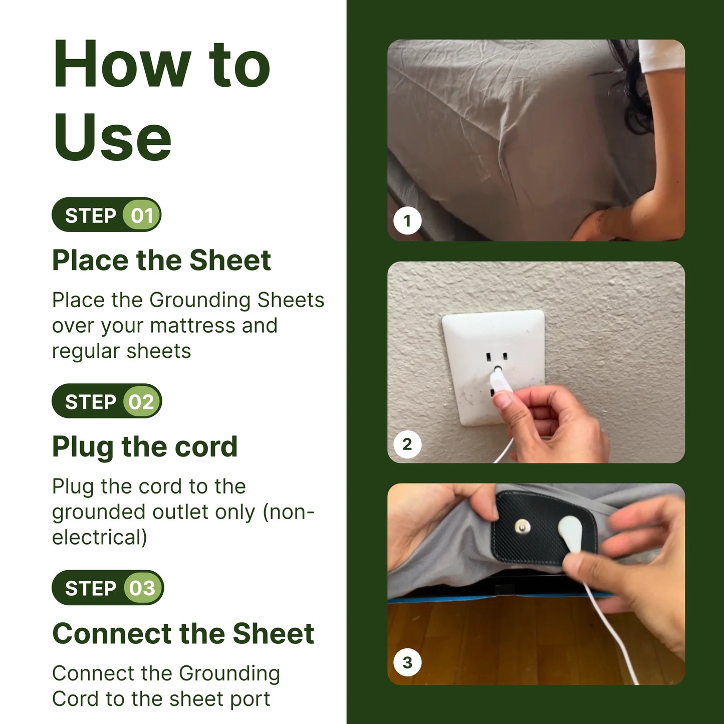 Grounding Bed Sheet