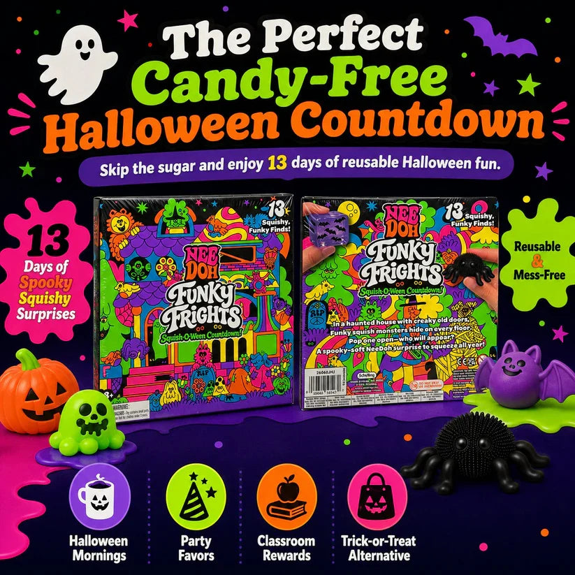 NeeDoh Funky Frights Squish-O-Ween Countdown