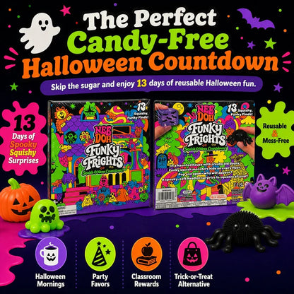 NeeDoh Funky Frights Squish-O-Ween Countdown