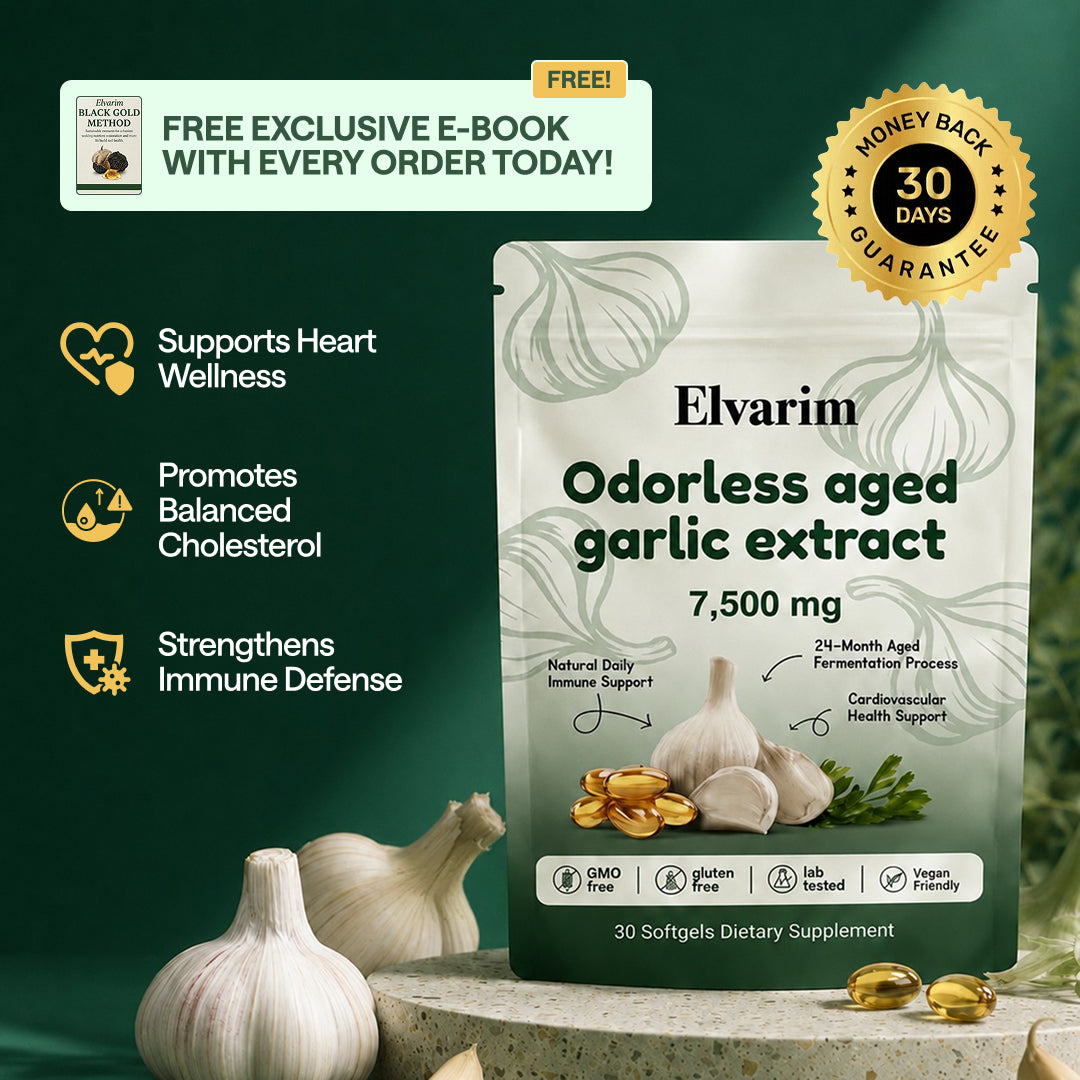 Aged Garlic Extract - 7500mg Odorless Softgels
