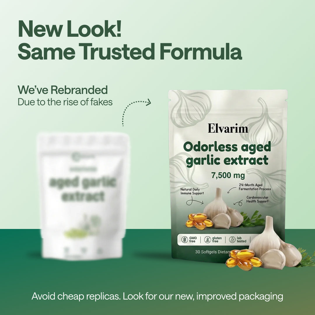 Aged Garlic Extract - 7500mg Odorless Softgels