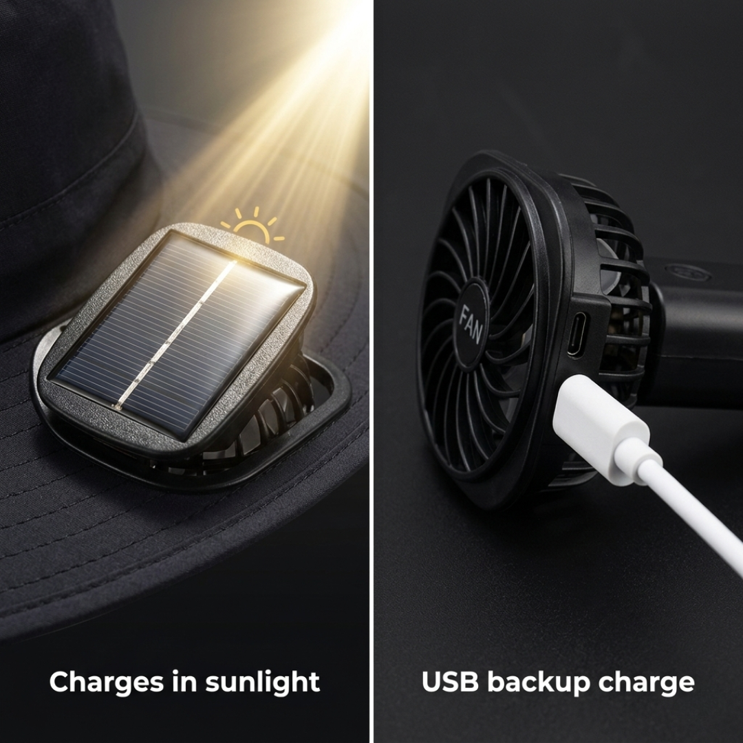 The Solar Fan Hat